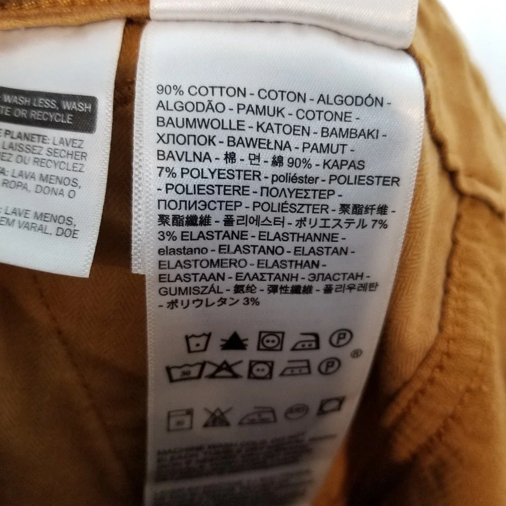 Levis Men XX Cargo Corduroy Cargo Pants Sz 29 x 32 Taper Orange‎ Streetwear Y2K